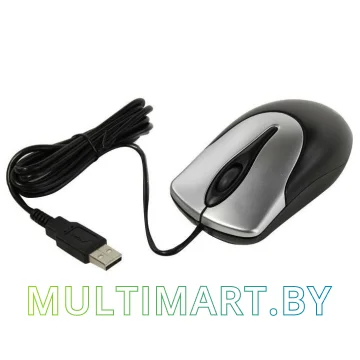 Мышь Genius NetScroll 100 V2 (черный/серебристый) картинка 2